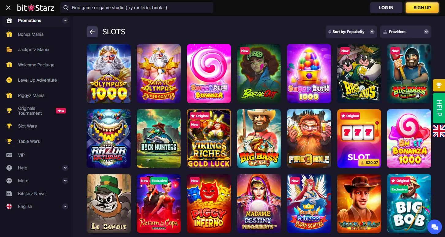 Best Bitcoin Casino BitStarz